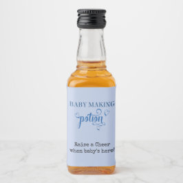 Étiquettes Pour Bouteilles De Liqueur Baby shower de potion pour bébé Favoriser le bleu