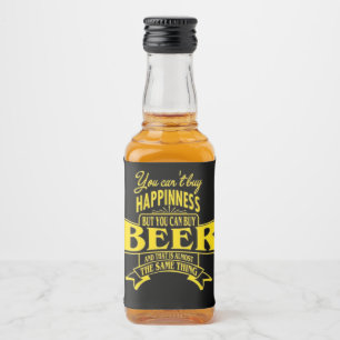 Étiquettes Pour Bouteilles De Liqueur Citation de bière drôle