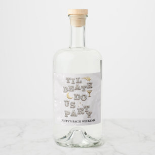 Étiquettes Pour Bouteilles De Liqueur Cool Glam Parties scintillant Tequila Disco Bachel