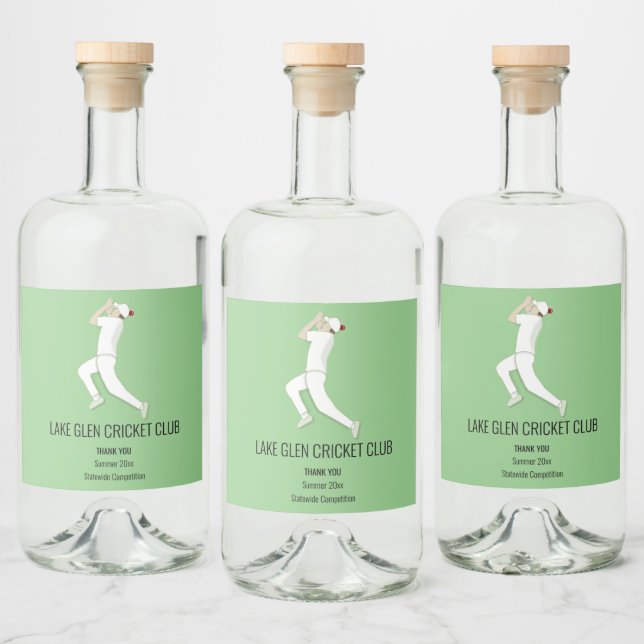 Étiquettes Pour Bouteilles De Liqueur Cricket (Bouteilles)