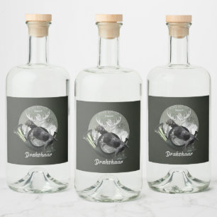 Étiquettes Pour Bouteilles De Liqueur Deutsch Drahthaar