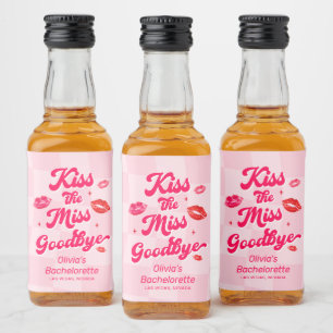 Étiquettes Pour Bouteilles De Liqueur Embrasse la belle Bachelorette
