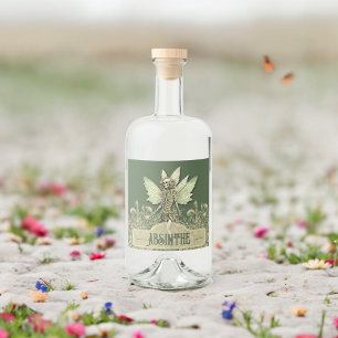 Étiquettes Pour Bouteilles De Liqueur Emerald Enchanted Elixir fée