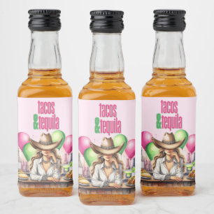 Étiquettes Pour Bouteilles De Liqueur Étiquettes de bouteilles de Tacos Tequila
