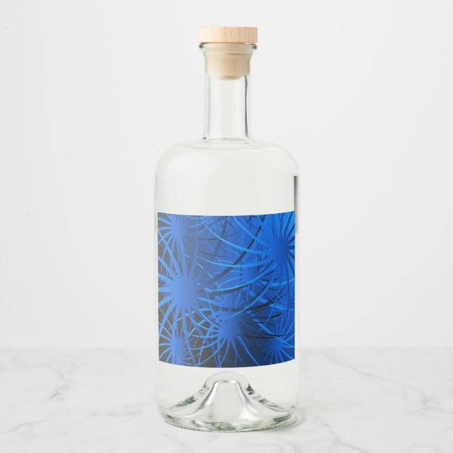 Étiquettes Pour Bouteilles De Liqueur Feux (Devant)