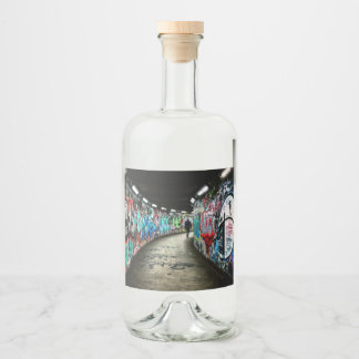 Étiquettes Pour Bouteilles De Liqueur Graffiti de métro