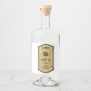 Étiquettes Pour Bouteilles De Liqueur Jus citrouille