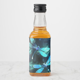 Étiquettes Pour Bouteilles De Liqueur Les libellules du lac