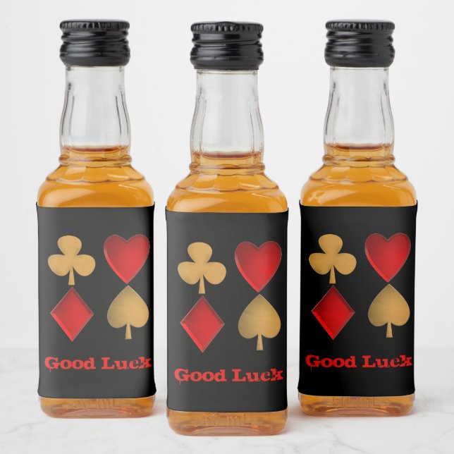 Étiquettes Pour Bouteilles De Liqueur Les quatre costumes, Personnalisé (Bouteilles)