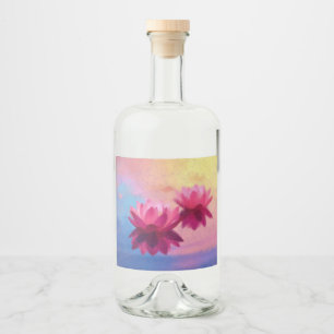 Étiquettes Pour Bouteilles De Liqueur Lotus Love