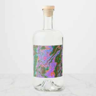 Étiquettes Pour Bouteilles De Liqueur Marbre aigre