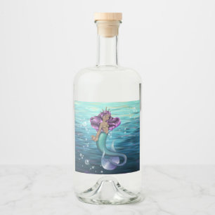 Étiquettes Pour Bouteilles De Liqueur Mermaid Iole