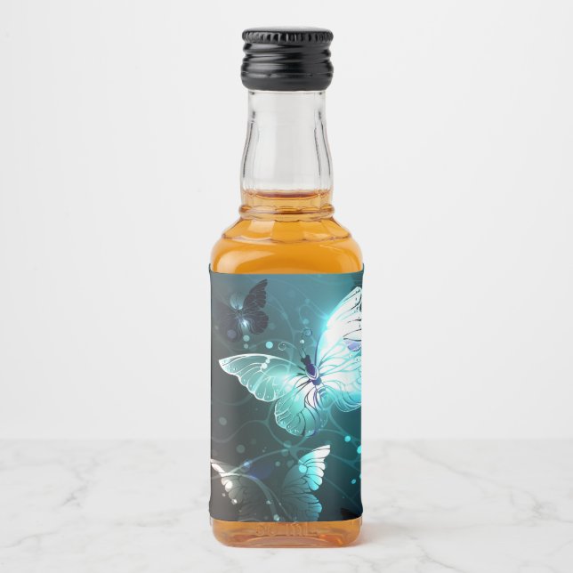 Étiquettes Pour Bouteilles De Liqueur Papillons de nuit (Devant)