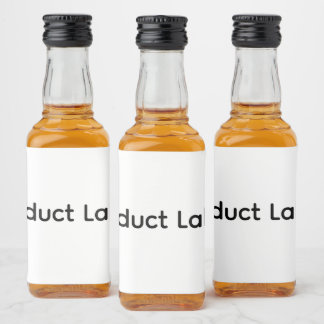 Étiquettes Pour Bouteilles De Liqueur Remove This Text & Add Your Own Design 