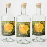 Rose jaune Customisée