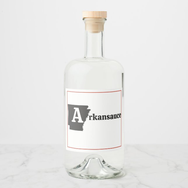 Étiquettes Pour Bouteilles De Liqueur Un rkansauce (Devant)