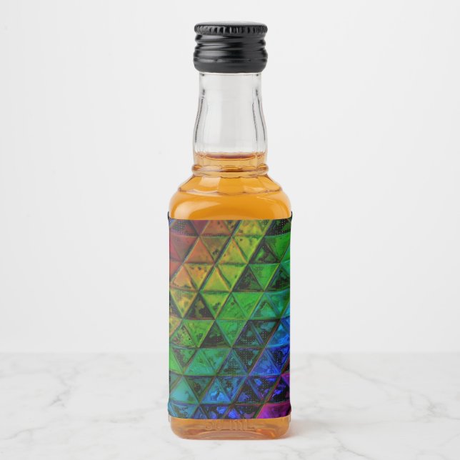 Étiquettes Pour Bouteilles De Liqueur Verre de fierté (Devant)