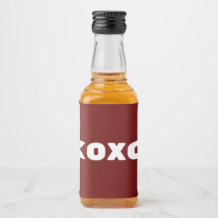 Étiquettes Pour Bouteilles De Liqueur Xoxo