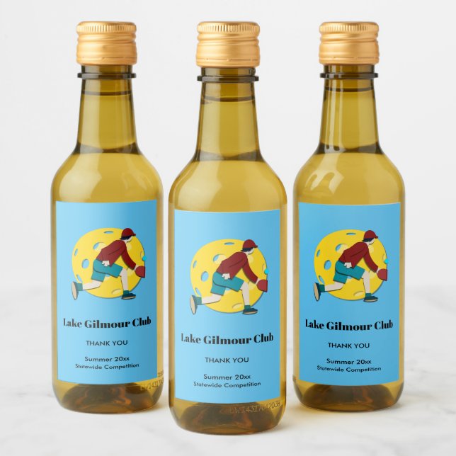 Étiquettes Pour Bouteilles De Vin Boule de pique (Bouteilles)