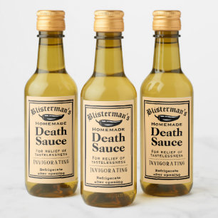 Étiquettes Pour Bouteilles De Vin Drôle Vieux Façonné Maison Chilli Sauce Chilli