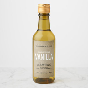 Étiquettes Pour Bouteilles De Vin Extrait de vanille VE006_04wn