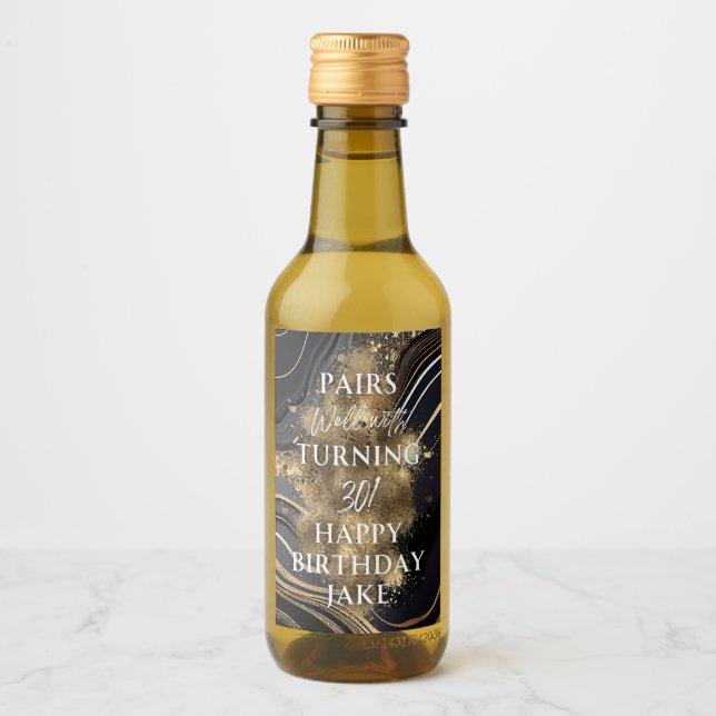 Étiquettes Pour Bouteilles De Vin Food and Beverage Label Set (Devant)