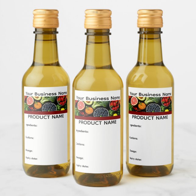 Étiquettes Pour Bouteilles De Vin Herbal Tonic Label (Bouteilles)
