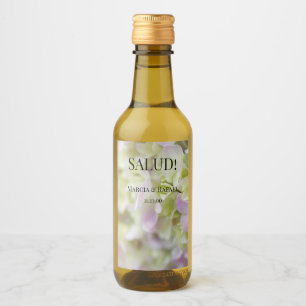 Étiquettes Pour Bouteilles De Vin Hydrangea closeup