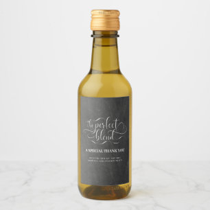 Étiquettes Pour Bouteilles De Vin Le Mariage de fusion parfait