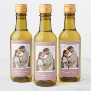 Étiquettes Pour Bouteilles De Vin Mariage photo moderne