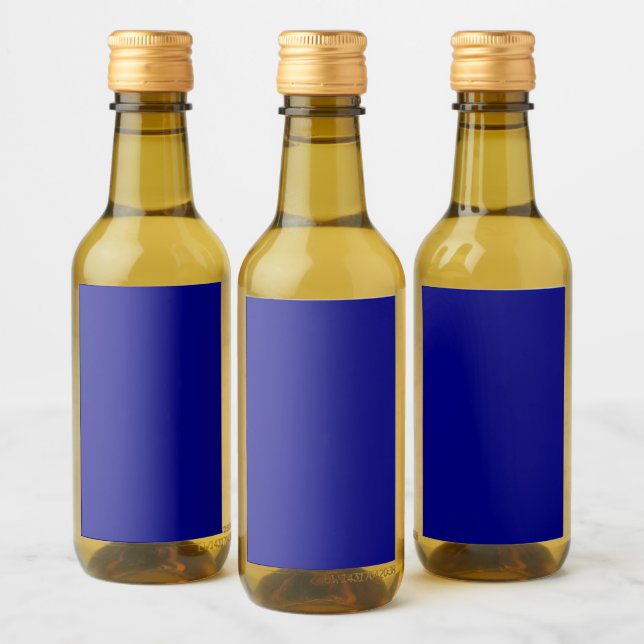 Étiquettes Pour Bouteilles De Vin Marine Blue Mini (Bouteilles)