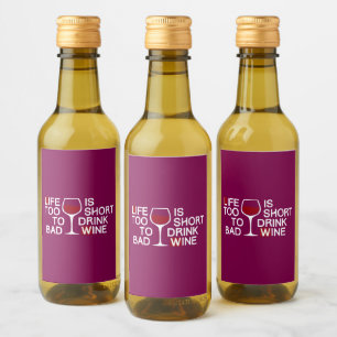 Étiquettes Pour Bouteilles De Vin Mauvais vin