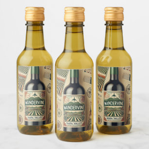 Étiquettes Pour Bouteilles De Vin Minis bouteilles de vin (5,1 cm x 7,6 cm)