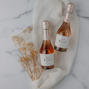 ÉTIQUETTES POUR BOUTEILLES DE VIN MOUSSEUX 