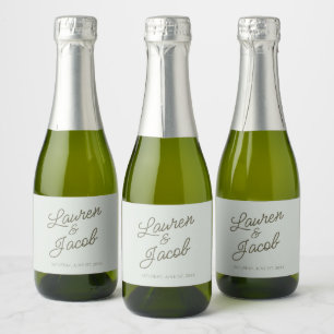 ÉTIQUETTES POUR BOUTEILLES DE VIN MOUSSEUX 