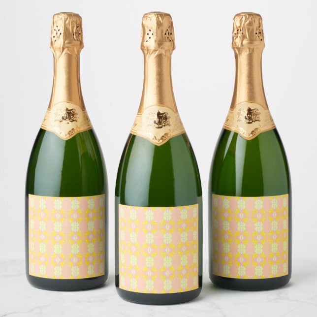 ÉTIQUETTES POUR BOUTEILLES DE VIN MOUSSEUX 100 (Bouteilles)