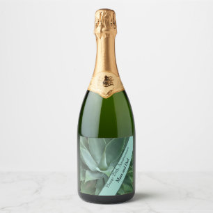 Étiquettes Pour Bouteilles De Vin Mousseux 26e anniversaire du Mariage Jade