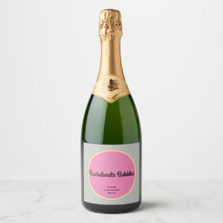 Étiquettes Pour Bouteilles De Vin Mousseux Bachelorette PERSONNALISABLE