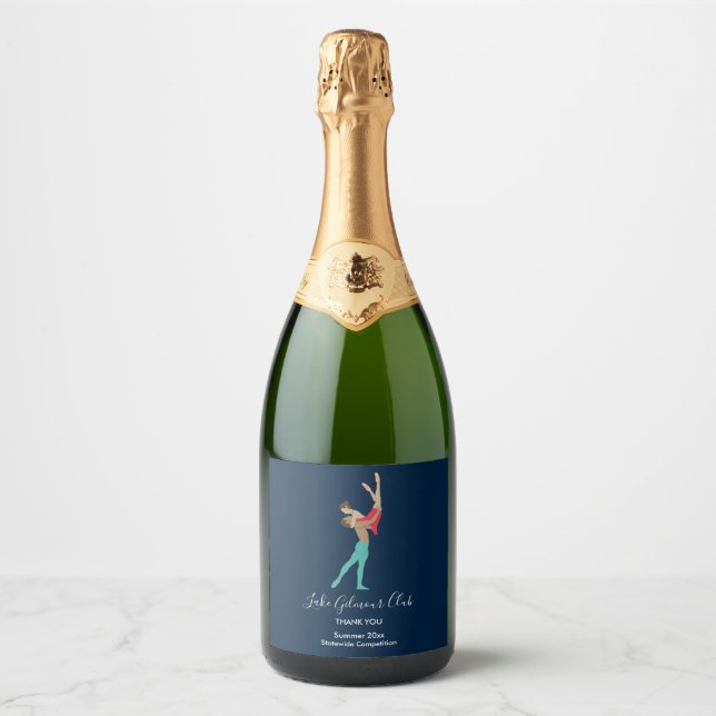 Étiquettes Pour Bouteilles De Vin Mousseux Ballet (Devant)