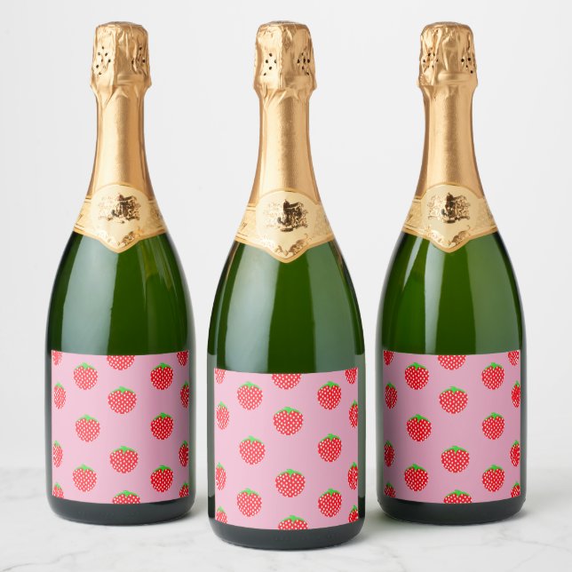 Étiquettes Pour Bouteilles De Vin Mousseux Berry Beautiful Summer (Bouteilles)