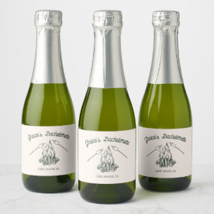 Étiquettes Pour Bouteilles De Vin Mousseux Camp Bachelorette