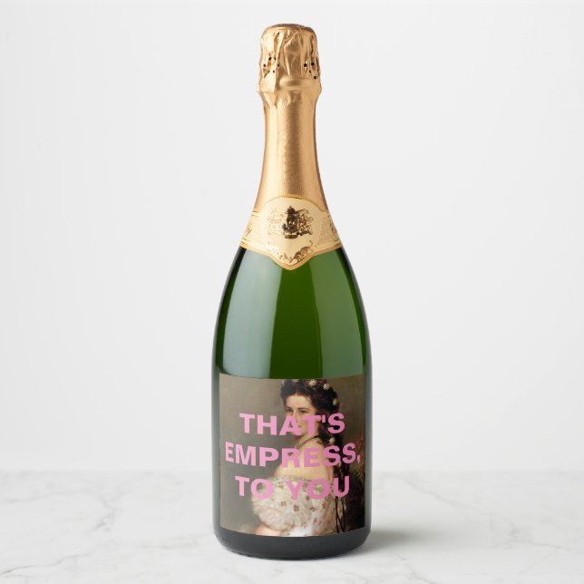 Étiquettes Pour Bouteilles De Vin Mousseux C'est impressionnant pour toi (Devant)