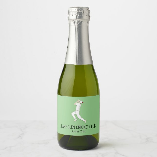 Étiquettes Pour Bouteilles De Vin Mousseux Cricket (Devant)