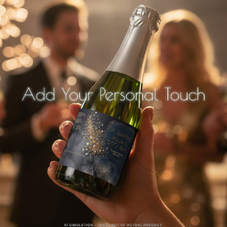 Étiquettes Pour Bouteilles De Vin Mousseux Cuvée Gold America Liberty 250 Ans Anniversaire