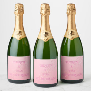 Étiquettes Pour Bouteilles De Vin Mousseux Design élégant
