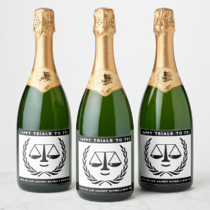 Étiquettes Pour Bouteilles De Vin Mousseux Diplôme d'études de droit