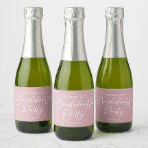 Dusty Rose Pink Bachelorette Party Custom Mini