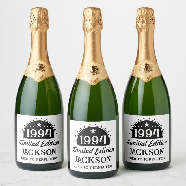 Étiquettes Pour Bouteilles De Vin Mousseux Edition limitée 30e anniversaire (Bouteilles)