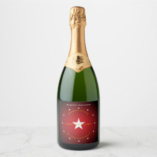 Étiquettes Pour Bouteilles De Vin Mousseux Ensemble de Étiquettes de boissons de la citoyenne