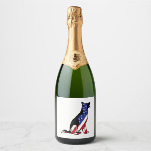 Étiquettes Pour Bouteilles De Vin Mousseux German Shepherd